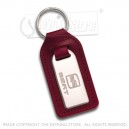 Stamped Metal on Leather Keyrings