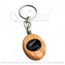 Wooden Keyrings with inset logo