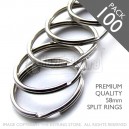 58mm Split Ring Keyring (PK 100)