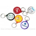 Round Printed Plastic Keyrings