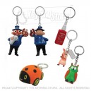 Polyresin Custom Cubic Keyrings 360°