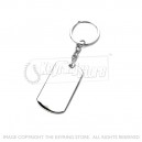 Metal Polished Engraved Keyring