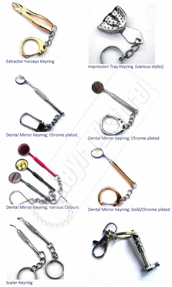 Dental Tools Premium keyrings
