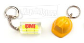 Miniaturised object functional keyrings